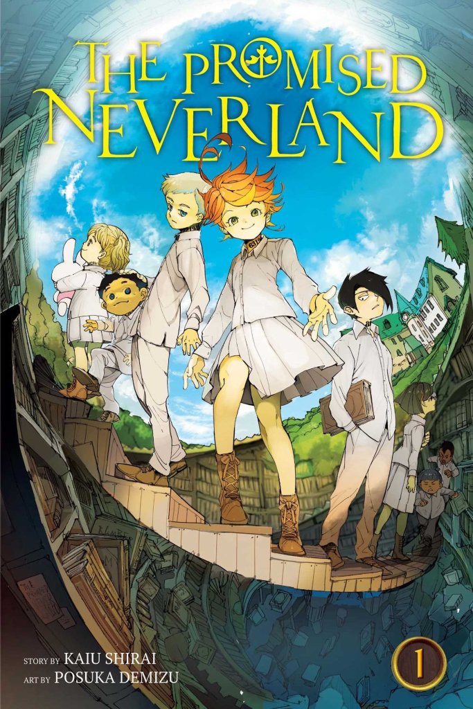 The Promised Neverland (story by Kaiu Shirai, illustrations by Posuka Demisu) is an absolutely stunning and smart manga series...I might be a little obsessed.